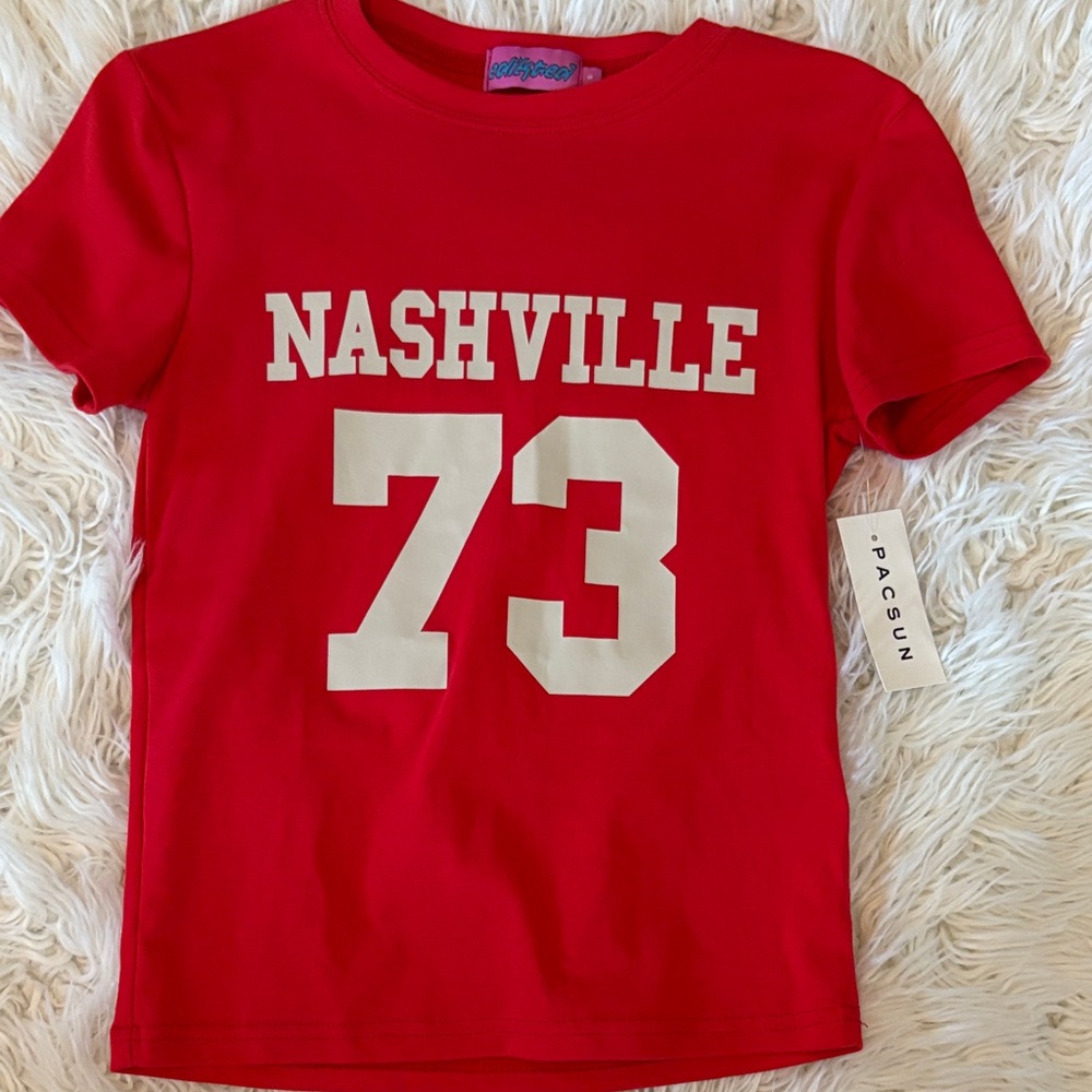 PacSun Red Nashville 73 Tee
